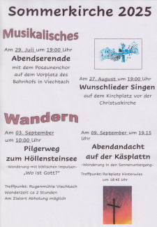 Seelsorge im Sommer