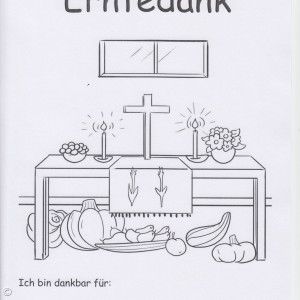 Erntedank Altar
