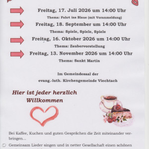 Seniorennachmittage