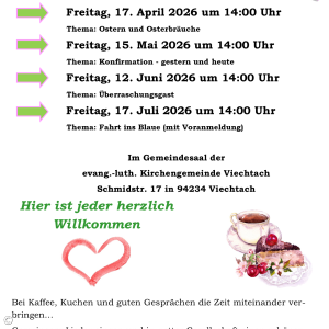 Termine Seniorennachmittag